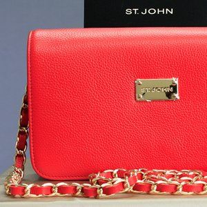 Pebbled Leather Cross Body Bag